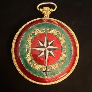 SOLD - Astrolabe (Astronomy Tool) Compass Vintage Italian Compact Rigaud Paris